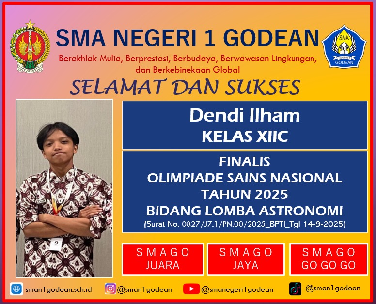 Finalis Olimpiade Sains Nasional (OSN) Tingkat Nasional Bidang Lomba Astronomi Tahun 2025