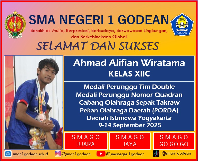 Medali Perunggu PORDA DIY Tahun 2025 Cabang Olahaga Sepak Takraw Nomor Tim Double dan Nomor Quadrant