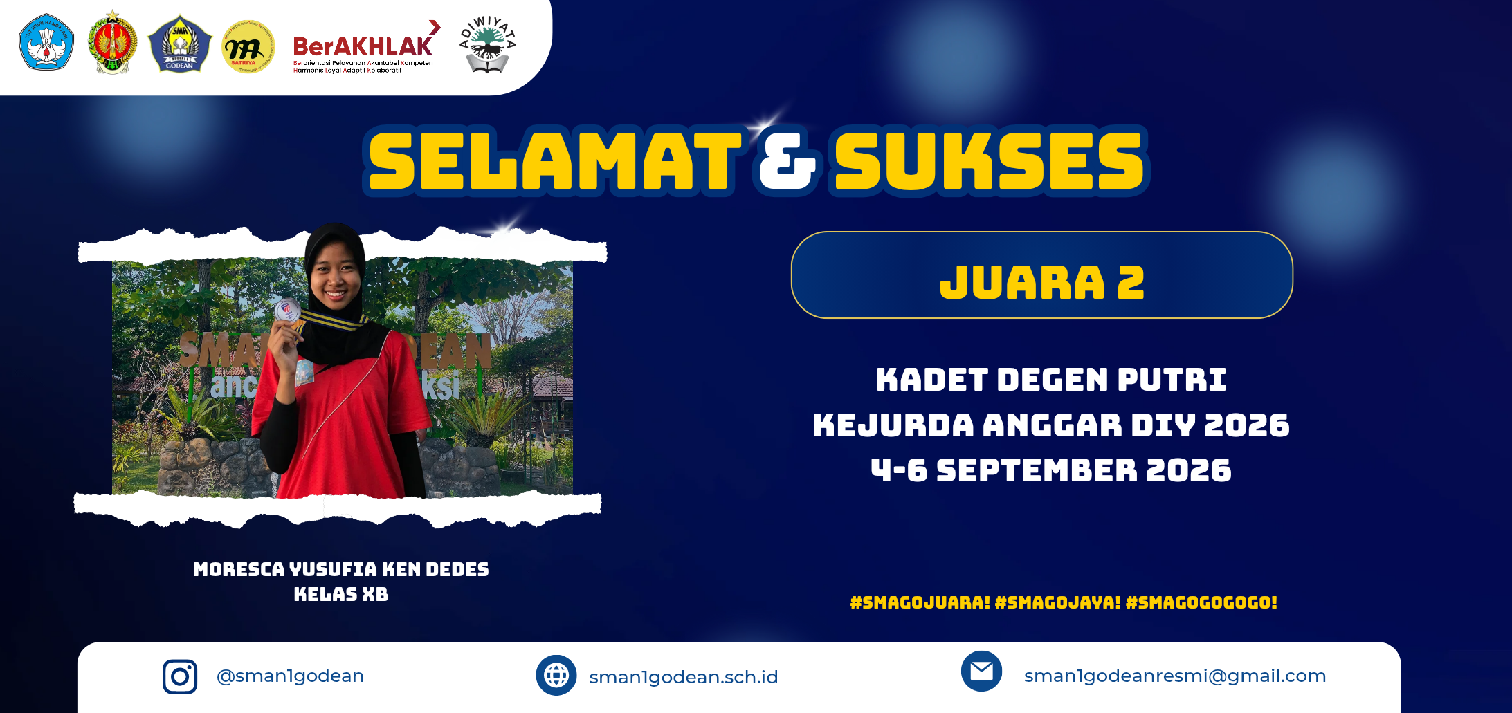 Juara 2 Kadet Degen Putri Kejurda Anggar DIY 2026
