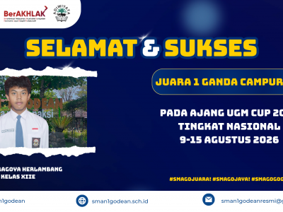 Juara 1 Ganda Campuran Ajang UGM Cup 2026 Tingkat Nasional