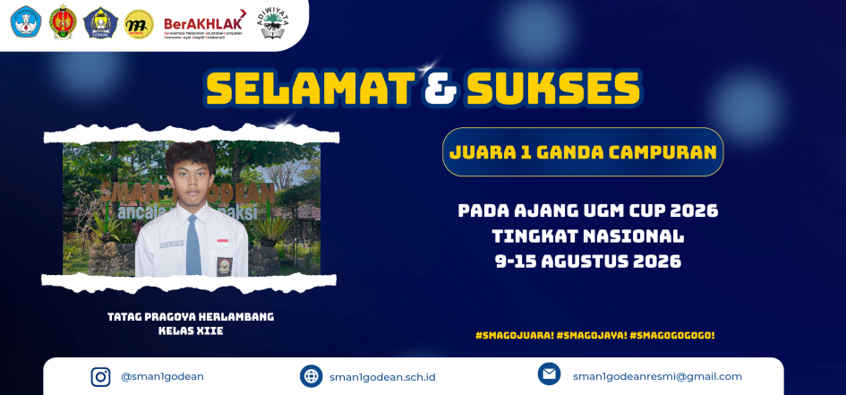 Juara 1 Ganda Campuran Ajang UGM Cup 2026 Tingkat Nasional