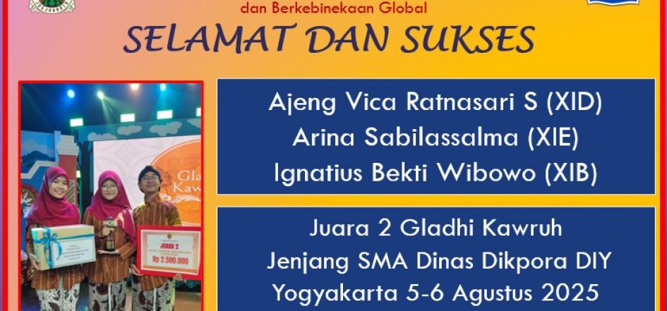 Juara II Gladhi Kawruh Jenjang SMA Tingkat Provinsi DIY Tahun 2025