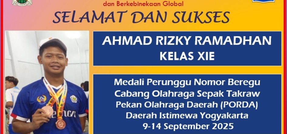 Medali Perunggu Porda DIY Cabang Olahraga Sepak Takraw Nomor Beregu Tahun 2025