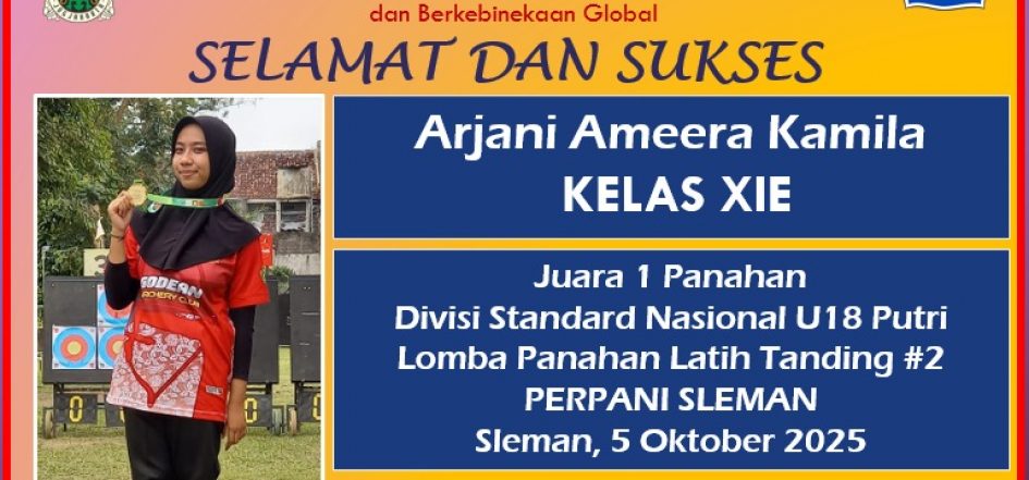 Juara I Lomba Panahan Latihan Tanding #2 Divisi Standard Nasional U18 Putri Tahun 2025