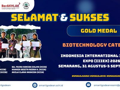 Gold Medal Biotechnology Catagory Indonesia International Invention Expo (IIIEX) 2026
