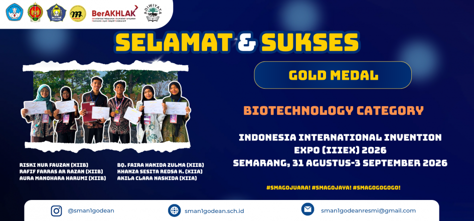 Gold Medal Biotechnology Catagory Indonesia International Invention Expo (IIIEX) 2026
